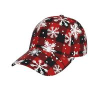 hihihihihihihihi Jolie casquette de baseball de vacances de Noël pour femmes et hommes Noël flocon de neige Père Noël casquette de baseball ajustable, Taille unique