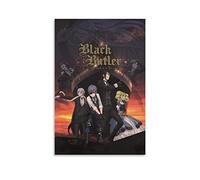 HIHIOI Poster décoratif sur toile Black Butler Book of The Atlantic Anime - Pour salon, chambre à coucher - 40 x 60 cm