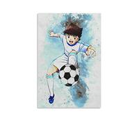 HIHIOI Poster sur toile Captain Tsubasa - Décoration murale moderne pour chambre à coucher - 40 x 60 cm
