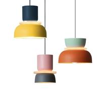 HIHSYEWYB 1 lampe suspendue moderne et créative, design de dessin animé, idéale for un salon, une chambre à coucher, un bureau, un restaurant, un bar ou une chambre d'enfant(Yellow pink 18x24cm)