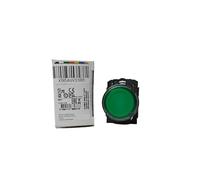 HIHSYEWYB Bouton-Poussoir Lumineux Harmony XB5AW33B5, Plastique, Vert, 22 mm, LED Universelle, lentille Simple, 1 NO + 1 NF, 24 V CA/CC