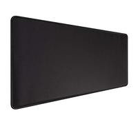 HIHUHEN Tapis de Souris Gaming, (800 x 300 mm) Grand Souris Tapis avec Base en Caoutchouc Anti-Glissant pour Maison/Bureau/Gamer (80x30 Black)