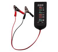 HIHUPTRW Testeur de Batterie de Voiture 12 V/24 V, testeur d'alternateur, indicateur à 6 LED, analyseur de Batterie Automobile for Tester l'état de la Batterie Test de Batterie