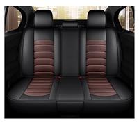 HIIAW Housse siège Voiture Ensemble Complet De Housses Siège Auto en Polyuréthane pour Vectra C pour Octavia pour Kia pour Soul pour Tucson pour A3(Rear Seats-Coffee)