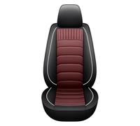 HIIAW Housse siège Voiture Ensemble Complet De Housses Siège Auto en Polyuréthane pour Vectra C pour Octavia pour Kia pour Soul pour Tucson pour A3(1Pcs-Wine Red)