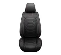 HIIAW Housse siège Voiture Housse De Siège Auto Universelle À Couverture Complète 1 Pièce pour Auris pour Avensis pour Crown pour 4Runner pour Harrier pour FJ pour Cruiser(Black 1 Seat)