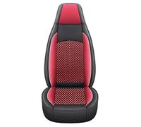 HIIAW Housse siège Voiture Housses De Siège Auto Universelles en PU Ensemble Complet De 5 pour Golf 5 pour GTI pour Passat pour B7 pour Kia pour Sportage pour Note pour E12(Red)