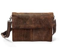 Hiiero Porte-Documents Cow Hunter Adulte Unisexe, Marron, BxHxT 40 x 29 x 8 cm