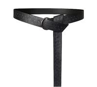 HiiFeuer - Ceinture Médiévale en Cuir PU Gaufré à Joint Torique, Ceinture de Chevalier Renaissance Rétro (Noir D)