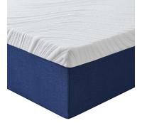 Hiimgo Matelas orthopédique en mousse à mémoire de forme pour petit lit double, soutien ferme moyen, housse tricotée sculptée respirante pour soulager les douleurs dorsales et soulager la pression