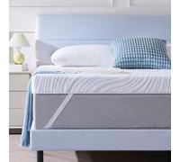 Hiimgo Surmatelas 160 x 200 x 7.5CM, Épaisseur 7.5CM, Surmatelas Memoire de Forme Gel,Absorbant et Respirant,avec Design Antidérapant,Housse de Matelas Amovible et Lavable.