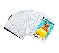 HIIMIEI Lot de 20 cadres photo magnétiques pour porte de réfrigérateur et cuisine - 10 x 15 cm