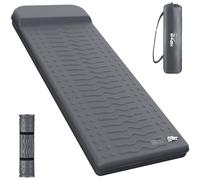 HiiPeak Matelas Camping Autogonflant - Matelas en Mousse avec Oreiller, Matelas Gonflable Isolé R-Value 9,5, Tapis de Couchage Confort pour Camping, Randonnée, Trekking, Tente