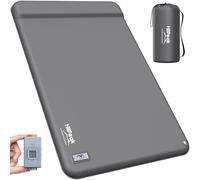 HiiPeak Matelas Camping Gonflable 2 Personnes avec Pompe Électrique Intégrée, R-Value 9,5 pour Hiver et Autres Saisons, Matelas Isolant avec Mousse et Oreiller pour Randonnée et Tente