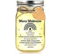 Hiipeefeel Cadeau Maitresse D'école, Merci Maîtresse, LED Lampe Bouteille, Idée Cadeau Maitresse D'école Fin D'année, Cadeaux pour Maitre Maîtresse Atsem Nounou