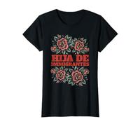 Hija De Immigrantes Roses Fille Immigrant Femmes Filles Enfant T-Shirt