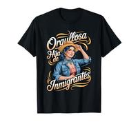 Hija De Inmigrantes Fier Anti-Racisme Fille Des Immigrants T-Shirt