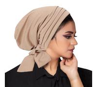 Hijab a Enfiler Bandana Cheveux Femme Bonnet Chimio Bandanas Foulard Bandeau Turban Été Sport Cancer Blanc Noir Musulmane Musulman Rouge Jaune Foulards Soie Bleu Priere Violet Casquette