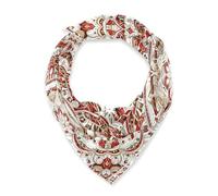 Hijab carré en soie pour femme pour l'hiver 35 In Merry Christmas Rouge Blanc Boho Mandala Bufanda Elegante para mujer