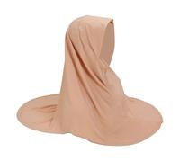 Hijab instantané pour femme | Écharpe hijab élégante et respirante - Accessoires légers et antidérapants pour un usage quotidien, prière, mariage, natation, Couleur crème., Refer to description