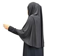 Hijab instantané XL une pièce Al Amira avec couvre-menton idéal pour la maison/bureau/mosquée/Madrassa/Umrah/Hajj/Ramadan/Aïd/cadeau