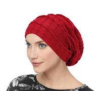 Hijab musulman respirant à quatre rayures plissées, bandeau, bonnet à enfiler (One Size)/1