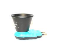 Hijet Support électrique Kapoor Dani en acier inoxydable pour porte-encens Dhup - Cadeau spirituel - Poids léger (lot de 1) - Bleu