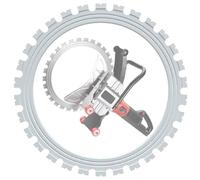 HiJiuAn Lame De Scie Circulaire Diamantée De 600 Mm pour Béton, Profondeur De Coupe 500 Mm, Idéale pour Le Béton, Le Bois, Le Caoutchouc, La Brique, L'aluminium Et Les Barres d'acier