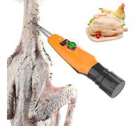 HiJiuAn Plumeuse De Poulet Manuelle, Appareil Électrique Portable pour L'élimination des Plumes De Volaille, avec Tête Conique Détachable en Acier Inoxydable, Double Moteur en Cuivre De 13 000 TR/Min