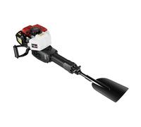 HIJNXG Pelleteuse à essence portable, 52 cc, 2 temps, avec large tête de pelle et réservoir économe en carburant, portable pour jardin, pépinière et agriculture
