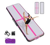HIJOFUN Tapis de gymnastique gonflable - 3/4/5/6 m de longueur, 20 cm de hauteur, tapis d'entraînement pour yoga, taekwondo et piste aérienne