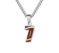 HIJONES Femmes Hommes Pendentif Seul Numéro Baseball Collier Athlètes Charme Chaîne Bijoux De Sport Personnalisés 7