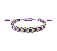 HIJONES Unisex Rainbow LGBT Pride Tressé Bracelet Artisanal Tressé LGBTQ Pride Bracelets Tissé Bandes de Poignet Bijoux Style 1