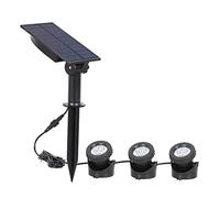 HIJYMNZPQ 1/2/3/5 RGB lumière Solaire extérieure IP65 de pelouse Piscine for décor Chemin Jardin sous-Marine CréEr Une Ambiance(RGB 3 Light)