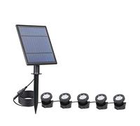 HIJYMNZPQ 1/2/3/5 RGB lumière Solaire extérieure IP65 de pelouse Piscine for décor Chemin Jardin sous-Marine CréEr Une Ambiance(RGB 5 Light)