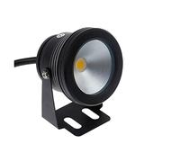 HIJYMNZPQ 10 Watts RGB LED éclairage sous-Marin DC12V IP67 étanche Piscine Lampe à LED for la Maison extérieur Chemin étang Paysage CréEr Une Ambiance(Black 10W Warm White)