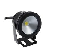 HIJYMNZPQ 10 Watts RGB LED éclairage sous-Marin DC12V IP67 étanche Piscine Lampe à LED for la Maison extérieur Chemin étang Paysage CréEr Une Ambiance(Black 10W Cool White)