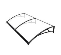 HIJYMNZPQ Auvent for Porte D'entrée, De avec Panneau Latéral sur Support en Alliage D'aluminium Protection Contre Le Soleil Et La Pluie