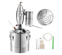 HIJYMNZPQ Distillateur d'alcool, Équipement De Brassage Bière, Bricolage, Appareil Vin Moonshine, Kit Distribution, Ménager Brassage Authentique(30L)