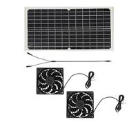 HIJYMNZPQ Kit D'extraction d'air À Énergie Solaire 12 V avec Panneau Photovoltaïque, Aucun Câblage Requis Conversion De Vent Fort