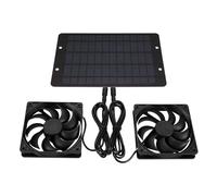HIJYMNZPQ Mini Ventilateur D'extraction Solaire Étanche De 15 Cm, 12 V, avec Panneau, for Salle Bain, Serre, Poulailler, Niche Conversion De Vent Fort