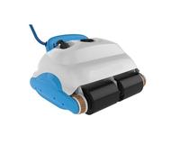 HIJYMNZPQ Robot Intelligent Piscine Nettoyeur câble Flottant Machine robotique d'absorption de poussière Smart Clean Mur Sol escalier Nettoyage Complet(30m with Trolly Cart)