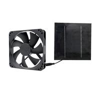 HIJYMNZPQ Ventilateur D'extraction d'air À Panneau Solaire 20 W 12 V, Mini Alimenté par for Chien, Poulailler, Serre Conversion De Vent Fort