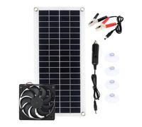 HIJYMNZPQ Ventilateur D'extraction d'air Solaire 30 W 12 V, Mini De Cm, Alimenté par Panneaux Solaires, for Chien, Poulailler, Serre, Camping-Car Conversion De Vent Fort