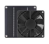 HIJYMNZPQ Ventilateur D'extraction Solaire 10 W 12 V, 6 Pouces, Mini Alimenté par Panneau, Extracteur d'air for Chien, Poulailler, Camping-Car, Serre Conversion De Vent Fort