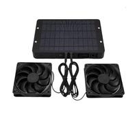 HIJYMNZPQ Ventilateur D'extraction Solaire 10 W, 12 V, Mini Alimenté par Panneau, Extracteur d'air for Toit De Camping-Car, Ventilation La Maison Conversion De Vent Fort