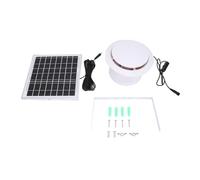 HIJYMNZPQ Ventilateur D'extraction Solaire Efficace 8 W, Panneau, De Ventilation 6 Pouces 12 V for Serre, Poulailler, Abri for Animaux Compagnie Conversion De Vent Fort