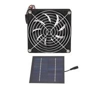 HIJYMNZPQ Ventilateur D'extraction Solaire, Ventilation Efficace À Dissipation Thermique, Kit De Panneau 50 W 12 V Conversion De Vent Fort