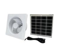 HIJYMNZPQ Ventilateur Extracteur Solaire 12 V, Souffleur d'air D'extraction À Grande Vitesse, Économie D'énergie Conversion De Vent Fort(8 in)