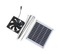 HIJYMNZPQ Ventilateur Solaire D'extérieur 15 W 12 V, Extracteur d'air for Maison, Bureau, Serre Conversion De Vent Fort